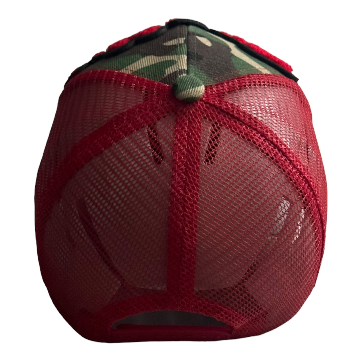 Pretty Trucker Hat Camouflage Red Stylish Adjustable Fit