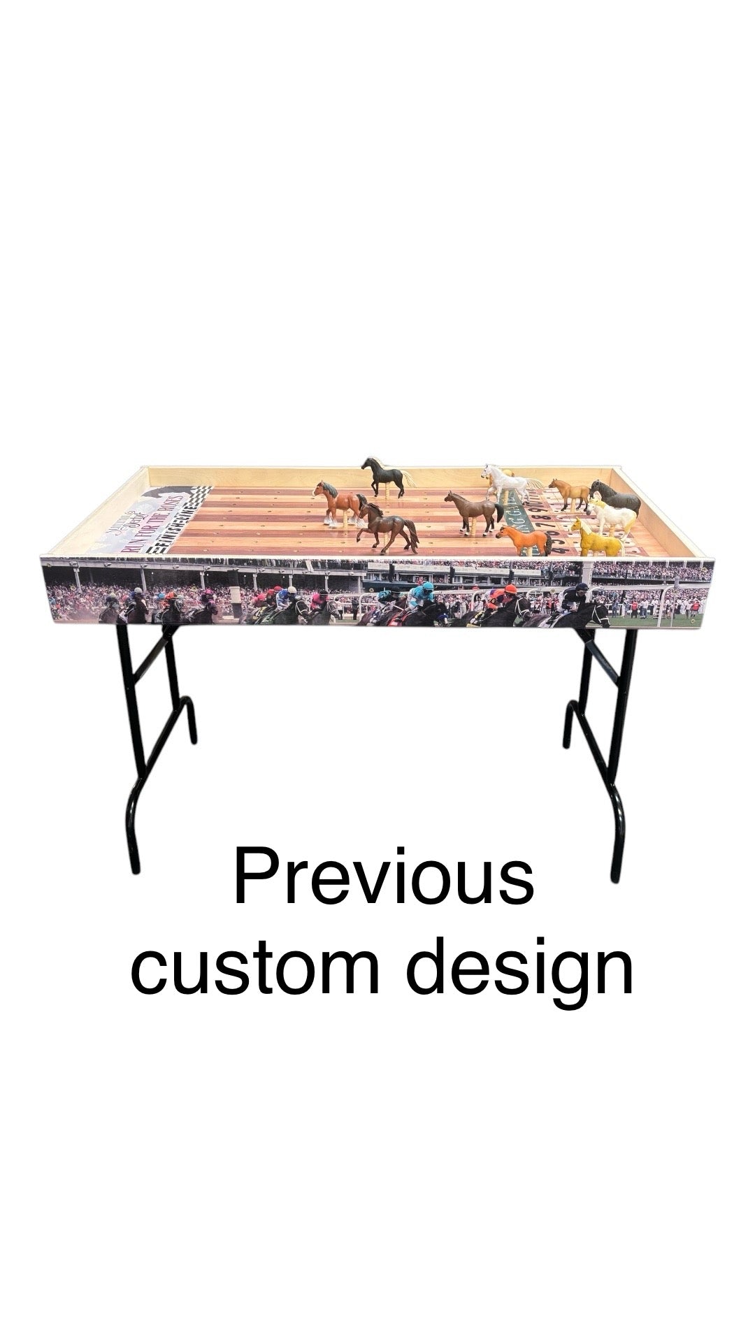 Less than Perfect - Jumbo Horse Game with Printed Rails