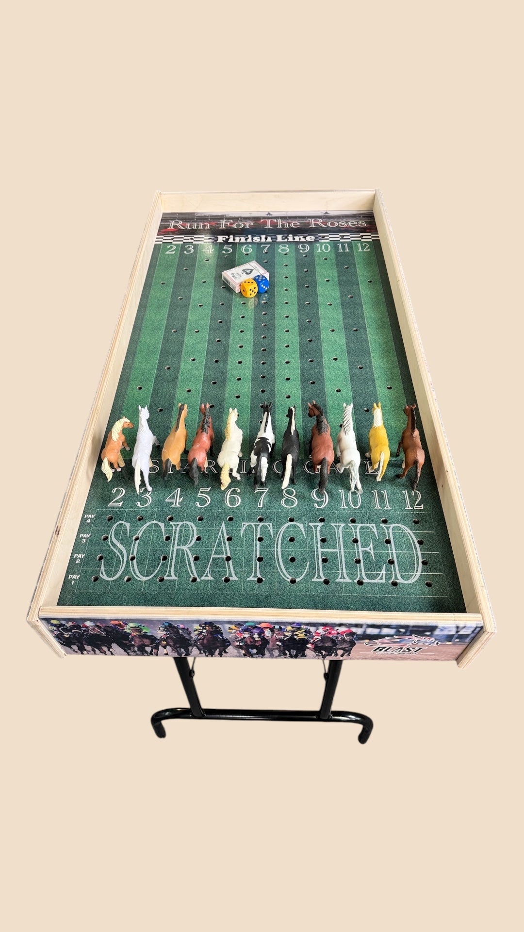 Less than Perfect - Jumbo Horse Game with Printed Rails