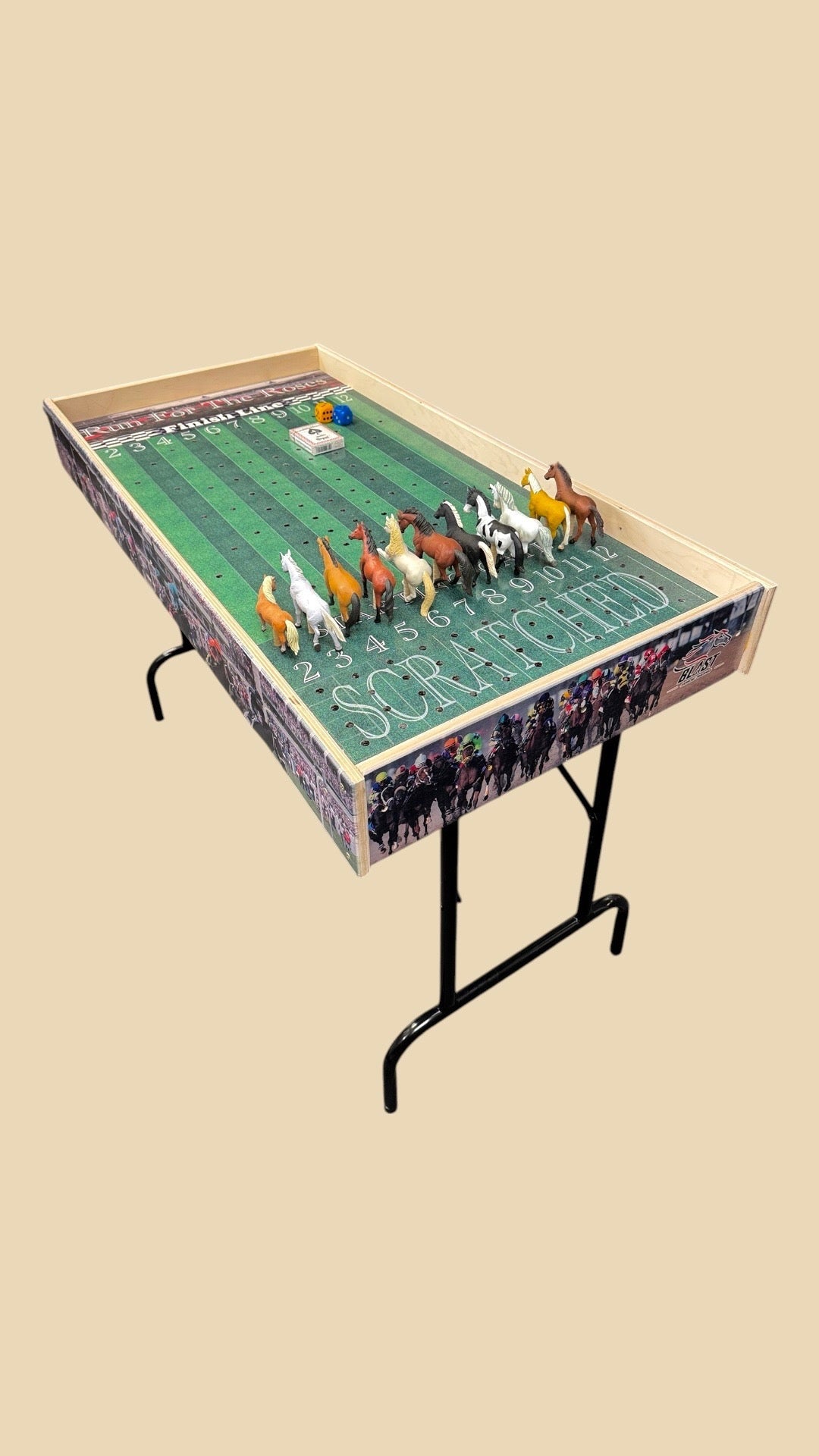 Less than Perfect - Jumbo Horse Game with Printed Rails