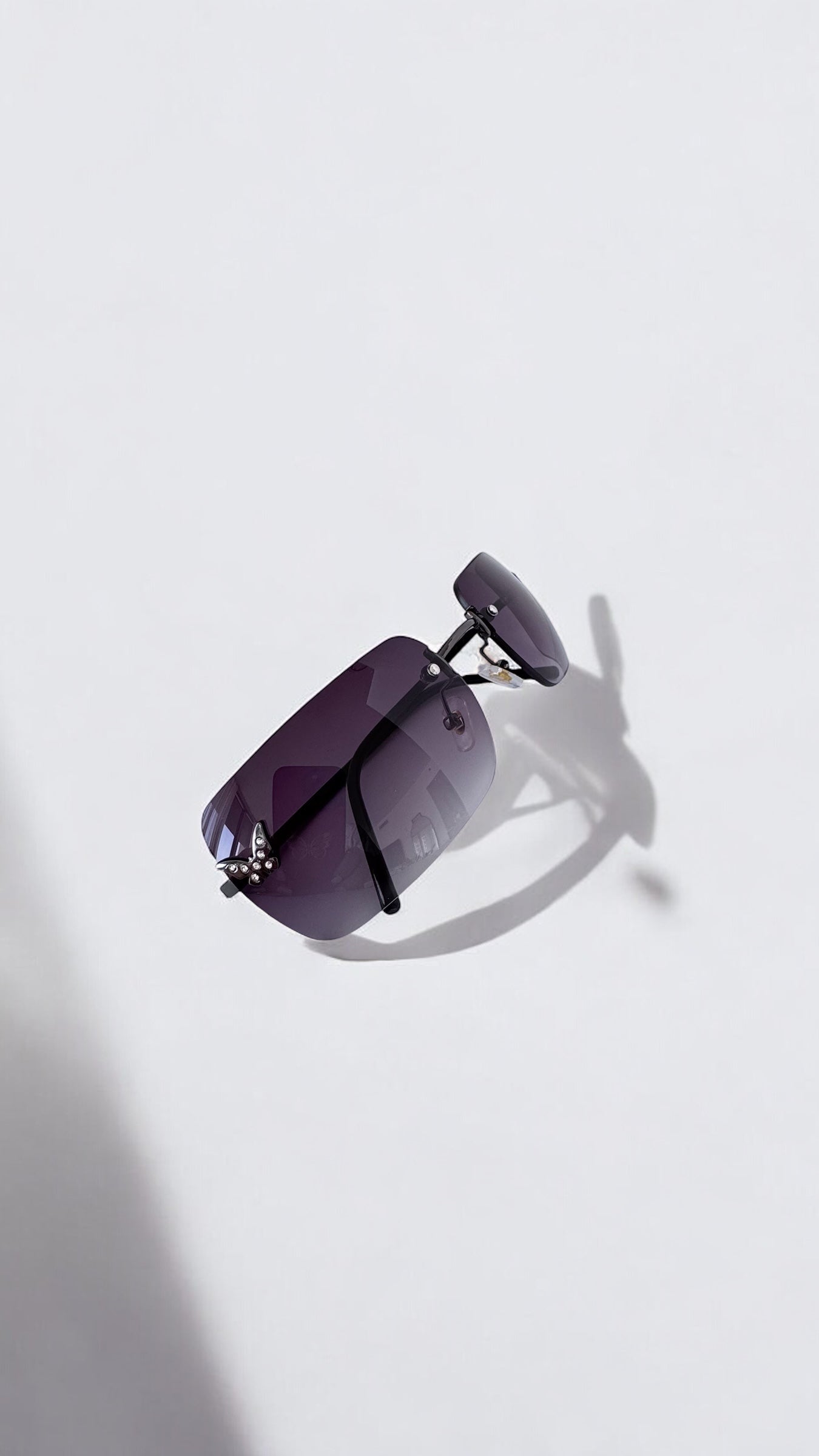 Papillon Black Sunglasses