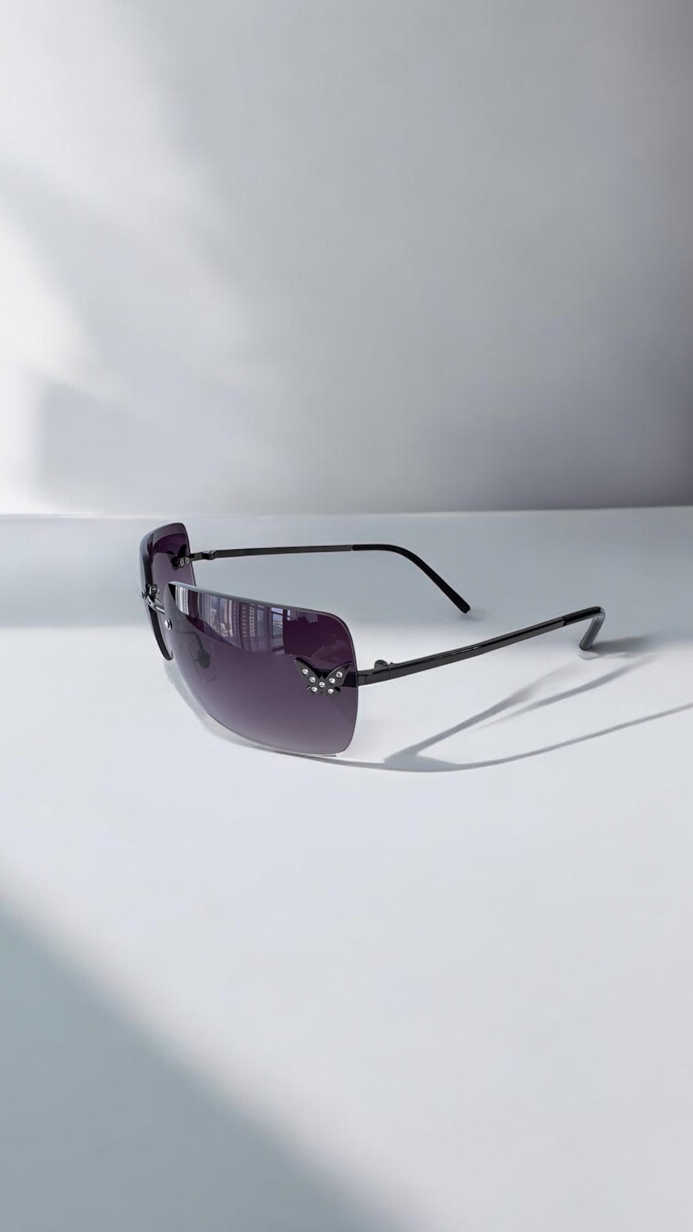 Papillon Silver Sunglasses