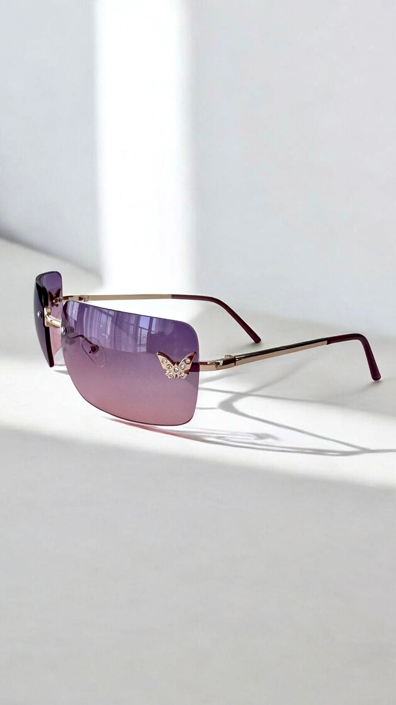 Papillon Black Sunglasses