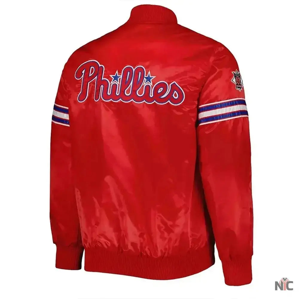Pick & Roll Philadelphia Phillies Varsity Satin Jacket