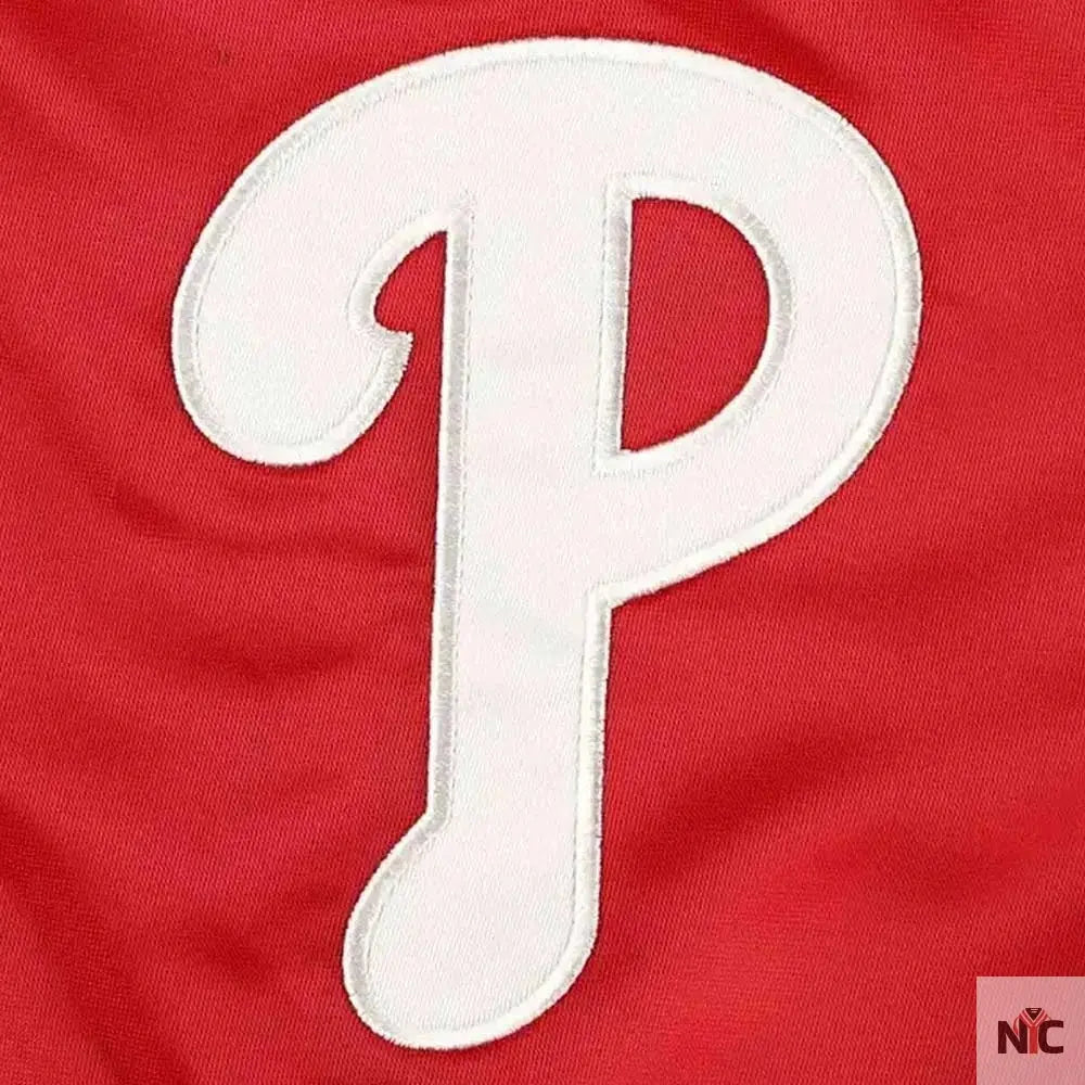 Pick & Roll Philadelphia Phillies Varsity Satin Jacket