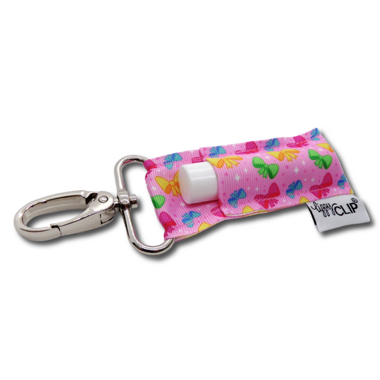 Pink Bows LippyClip® Lip Balm Holder