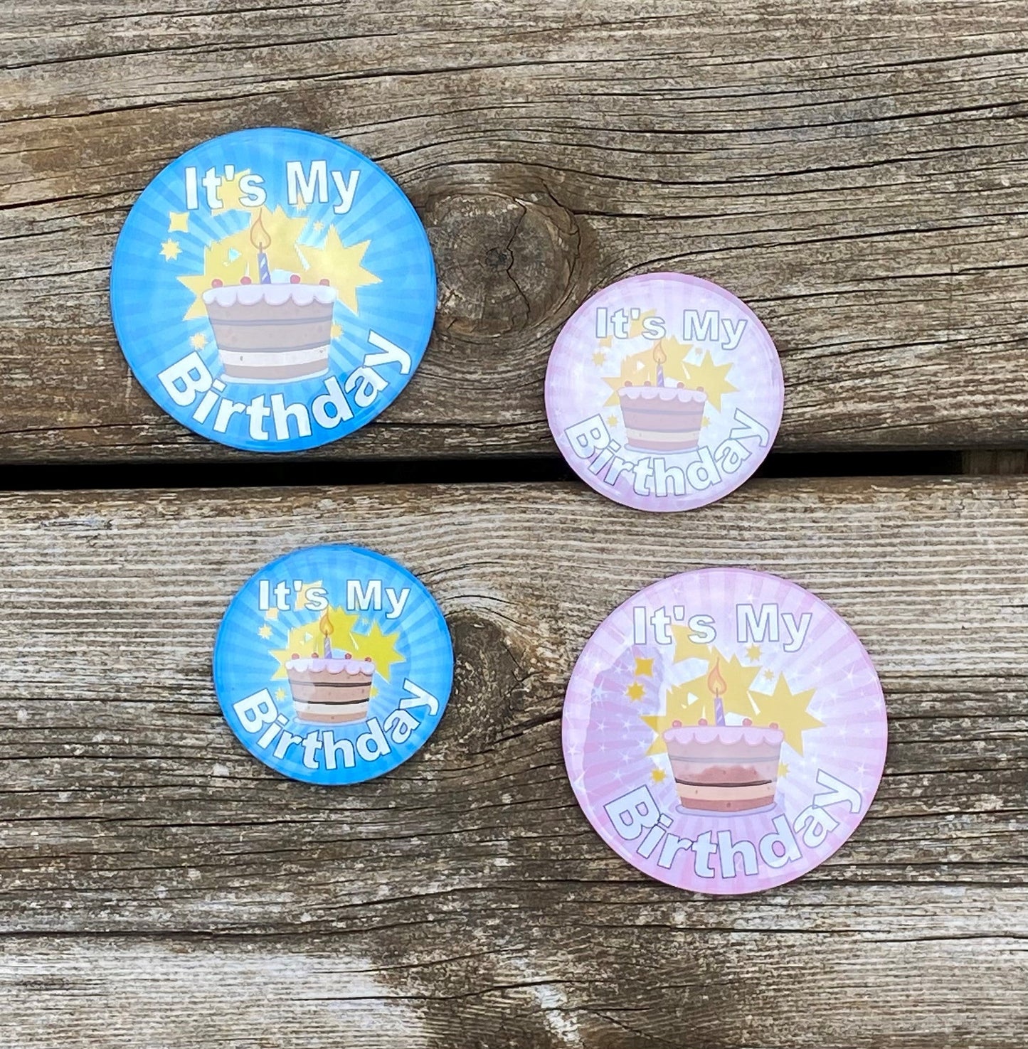 It's My Birthday Buttons