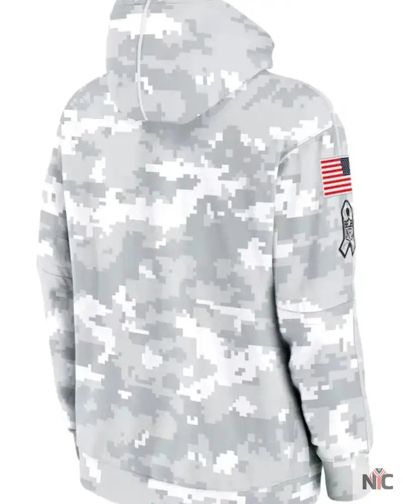 Pittsburgh Steelers Salute To Service Camo 2024 Hoodie