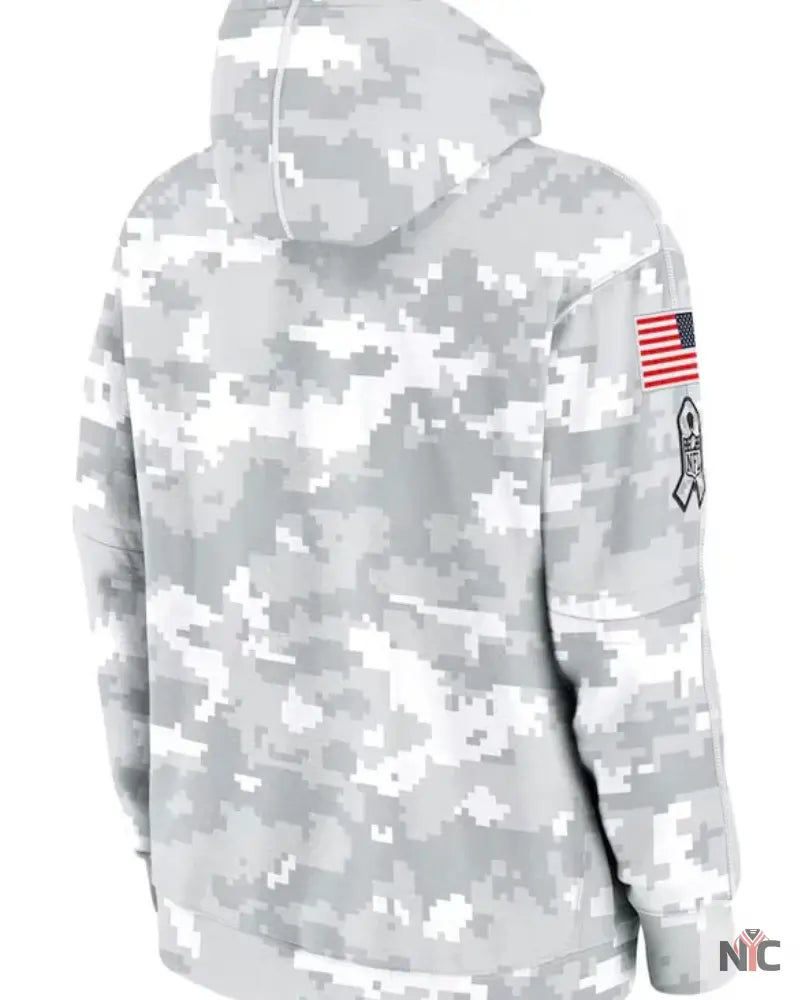 Pittsburgh Steelers Salute To Service Camo 2024 Hoodie