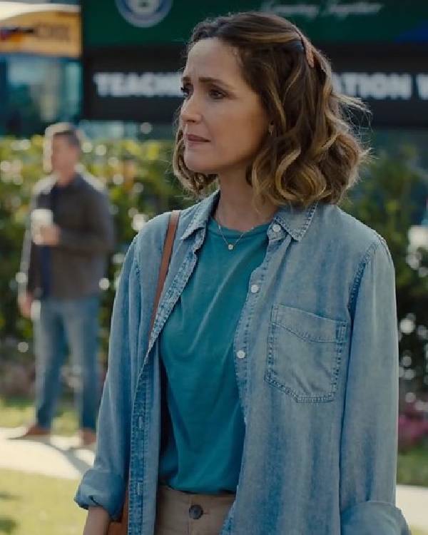Platonic Rose Byrne Denim Shirt