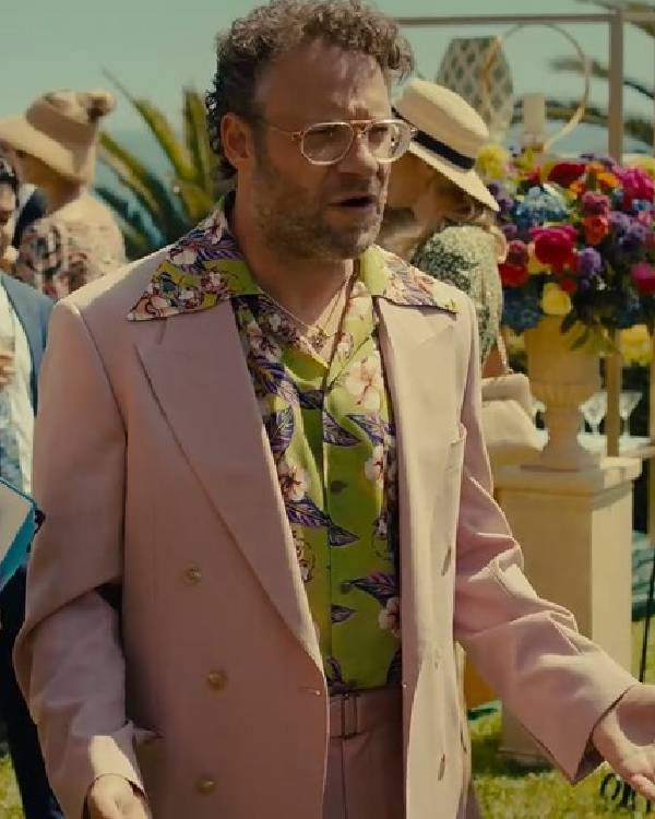 Platonic Seth Rogen Beige Blazer