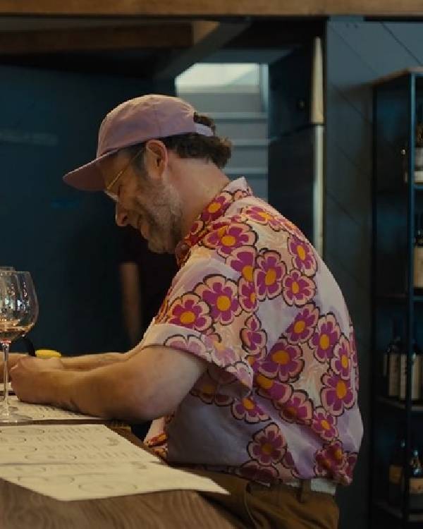Platonic Seth Rogen Floral Shirt