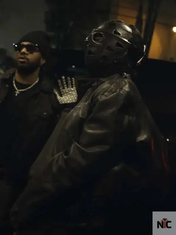 Playboi Carti Type Shit 2024 Black Leather Jacket