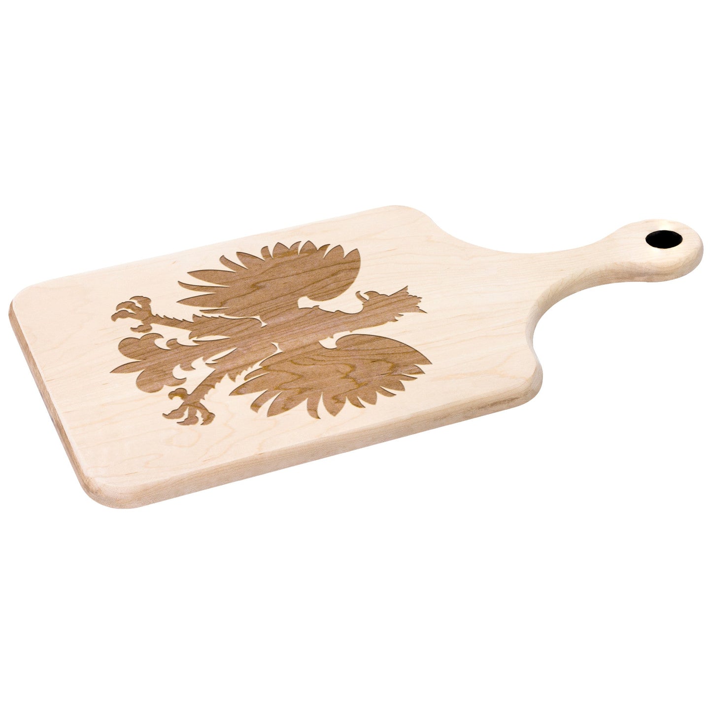 Polish Eagle Hardwood Paddle Cutting Board