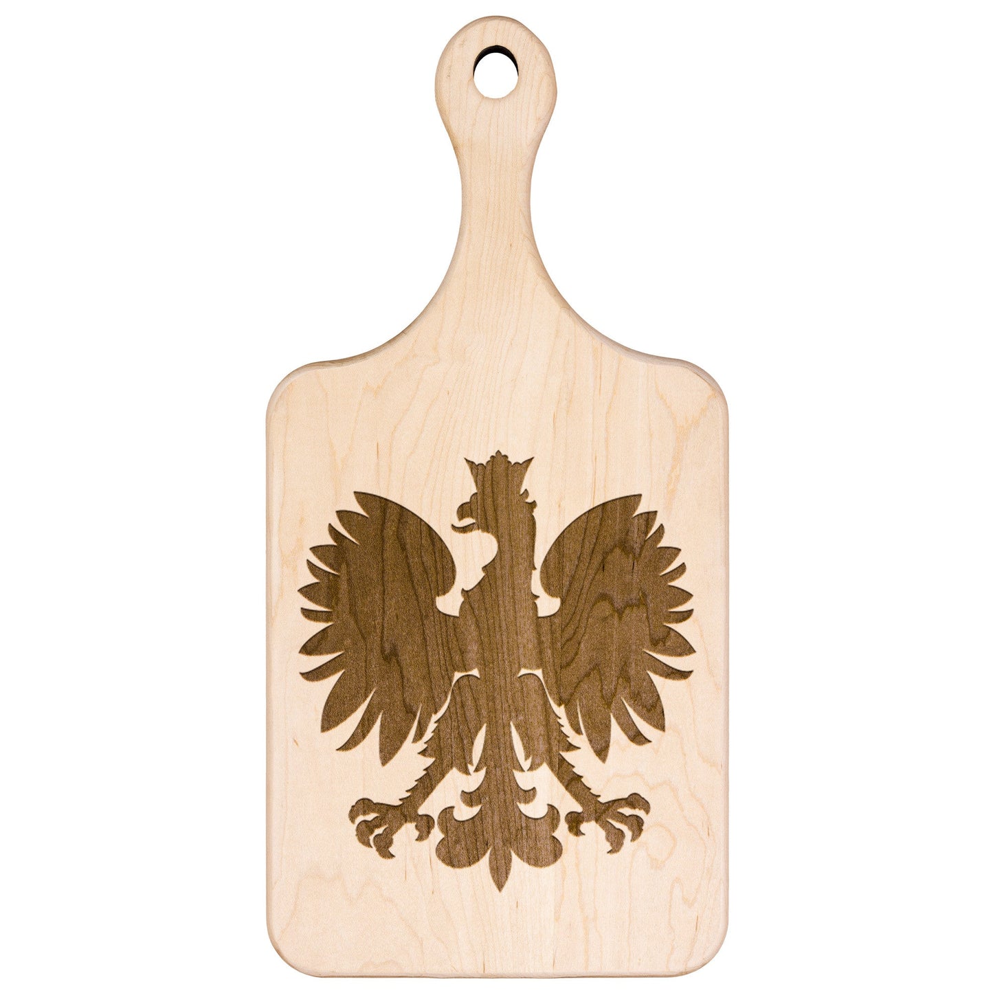 Polish Eagle Hardwood Paddle Cutting Board