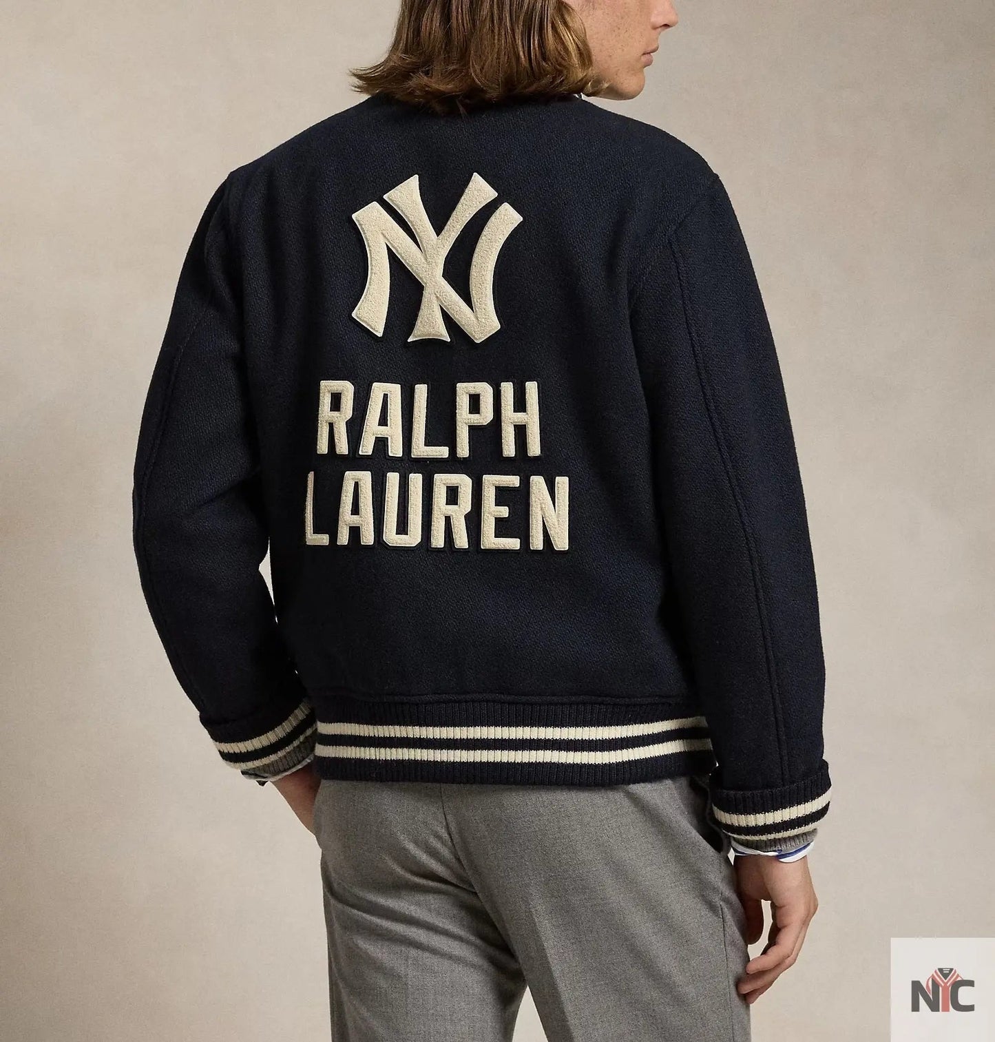 Polo Ralph Lauren Yankees Navy Varsity Jacket