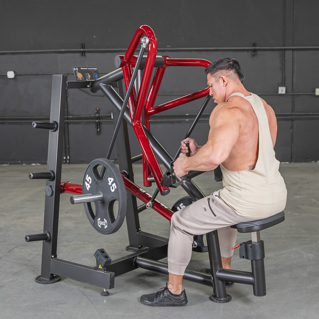 Power Leverage V2 Rotating Handle Low Row - Muscle D Fitness