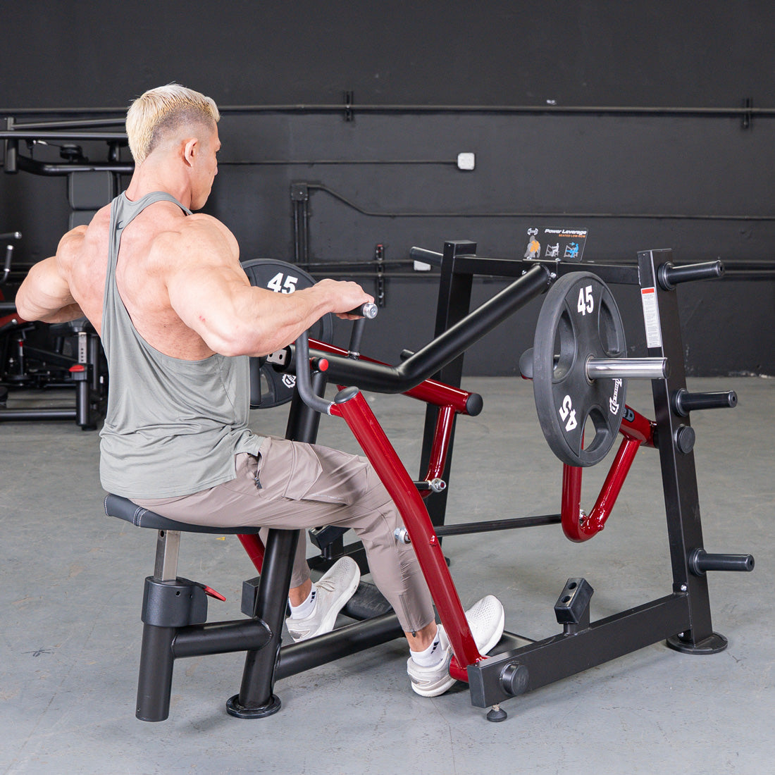 Power Leverage V2 Dual Hinge Seated Row | Muscle D Fitness