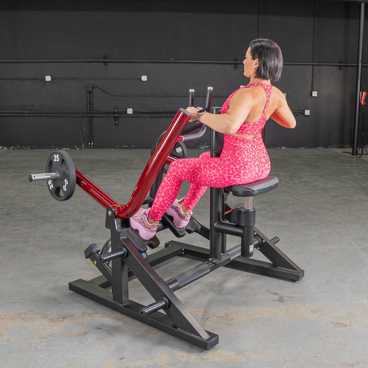 Power Leverage V2 Iso Lateral Seated Row - Muscle D Fitness