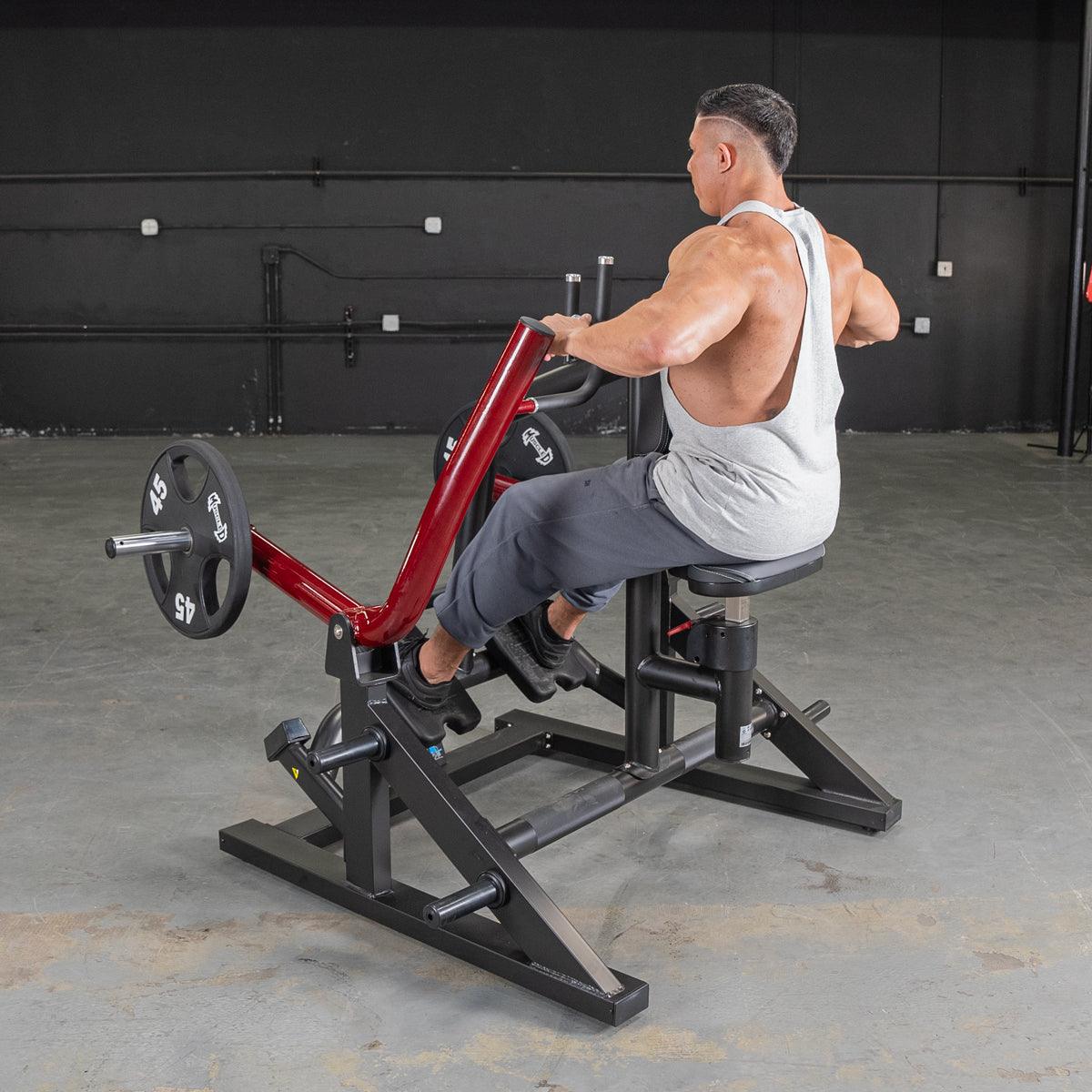 Power Leverage V2 Iso Lateral Seated Row - Muscle D Fitness