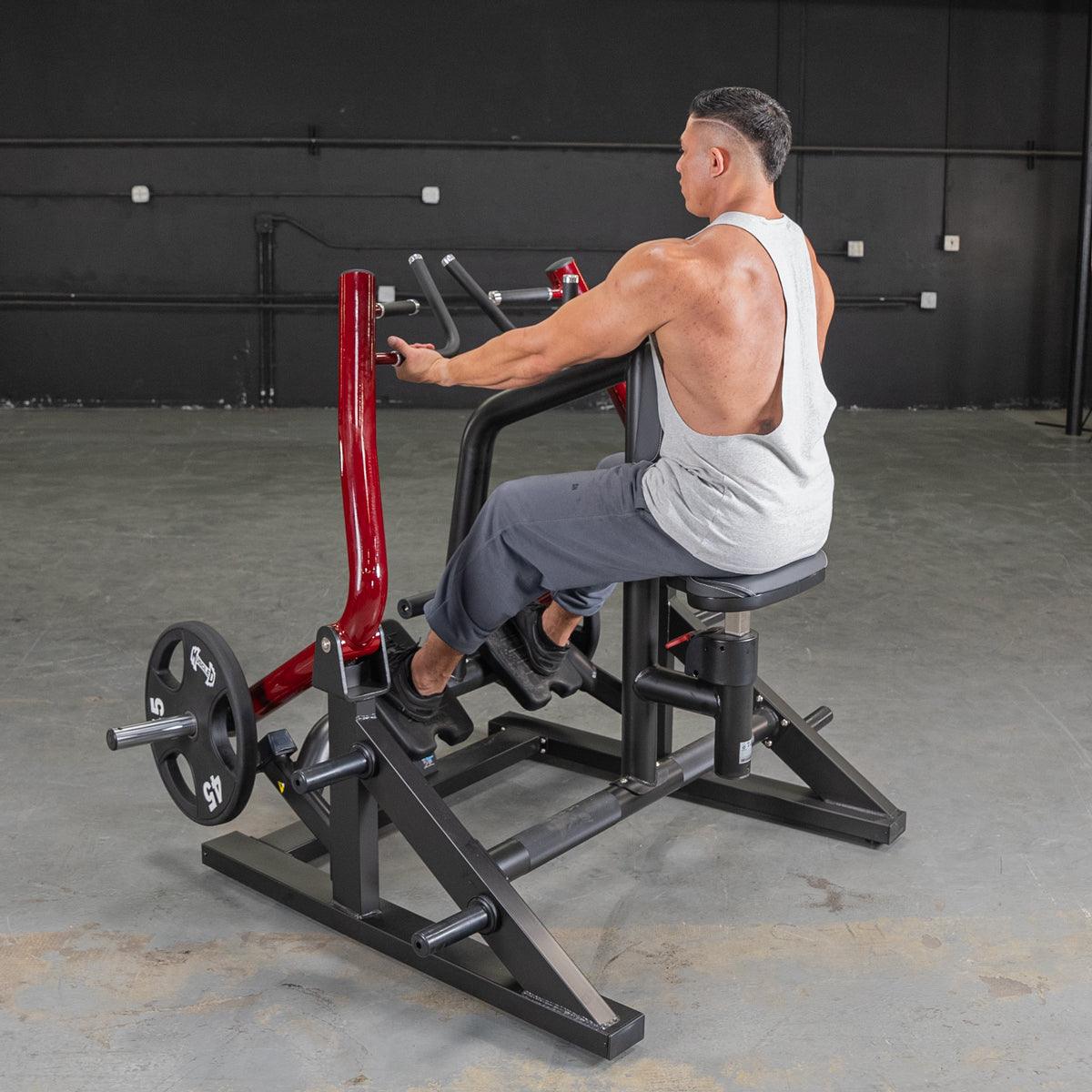 Power Leverage V2 Iso Lateral Seated Row - Muscle D Fitness