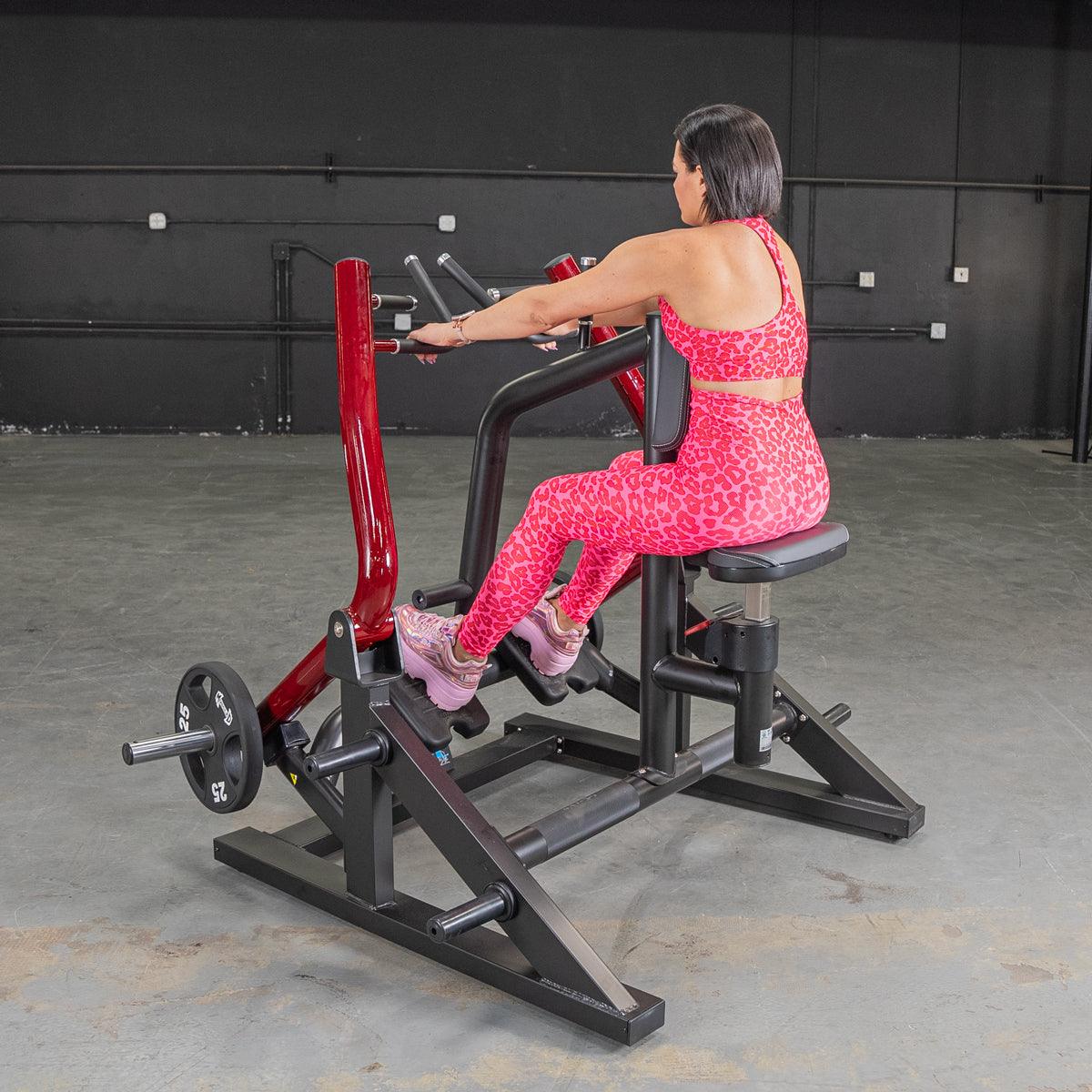 Power Leverage V2 Iso Lateral Seated Row - Muscle D Fitness