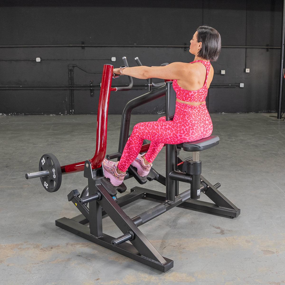Power Leverage V2 Iso Lateral Seated Row - Muscle D Fitness