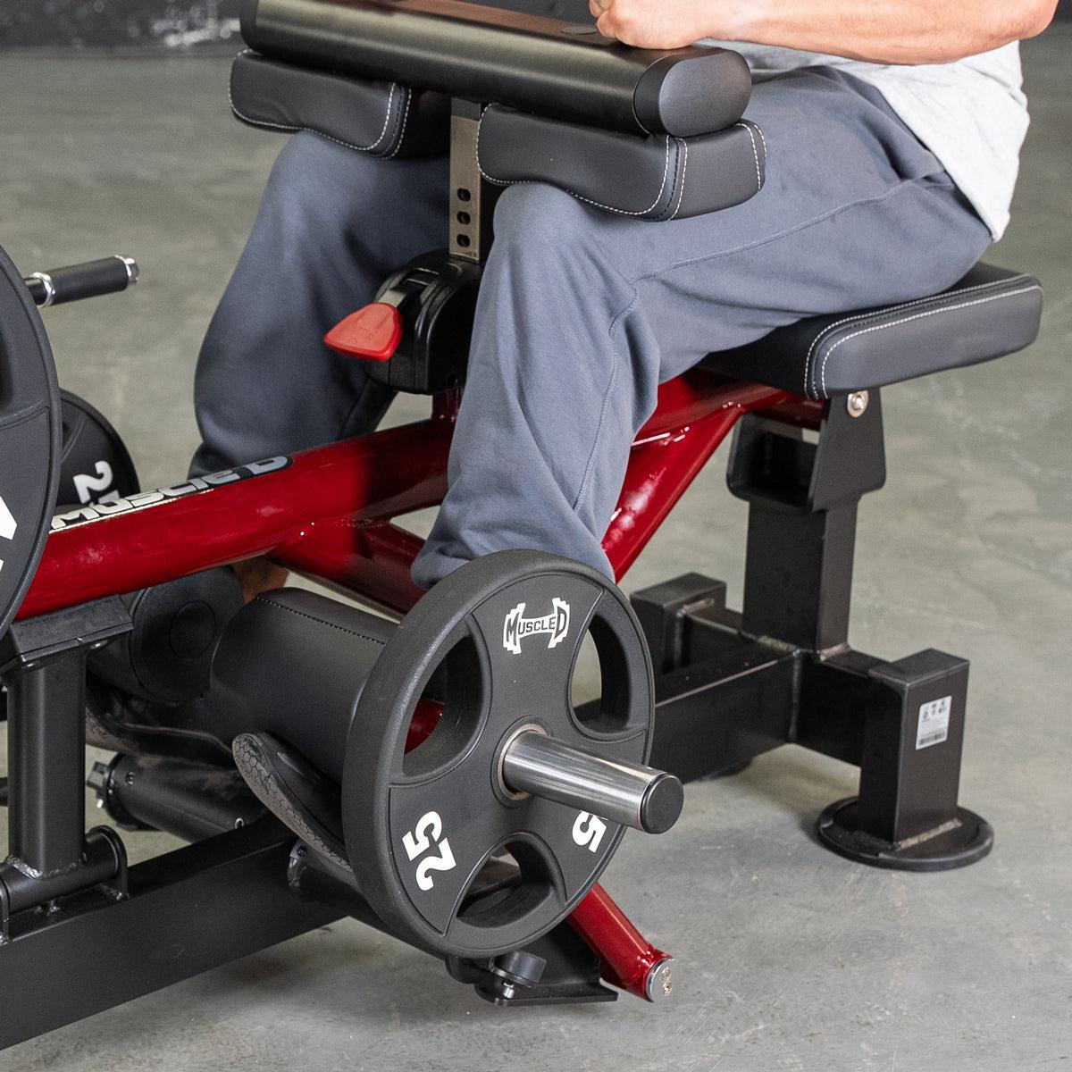 Power Leverage V2 Seated Calf / Tib - Muscle D Fitness