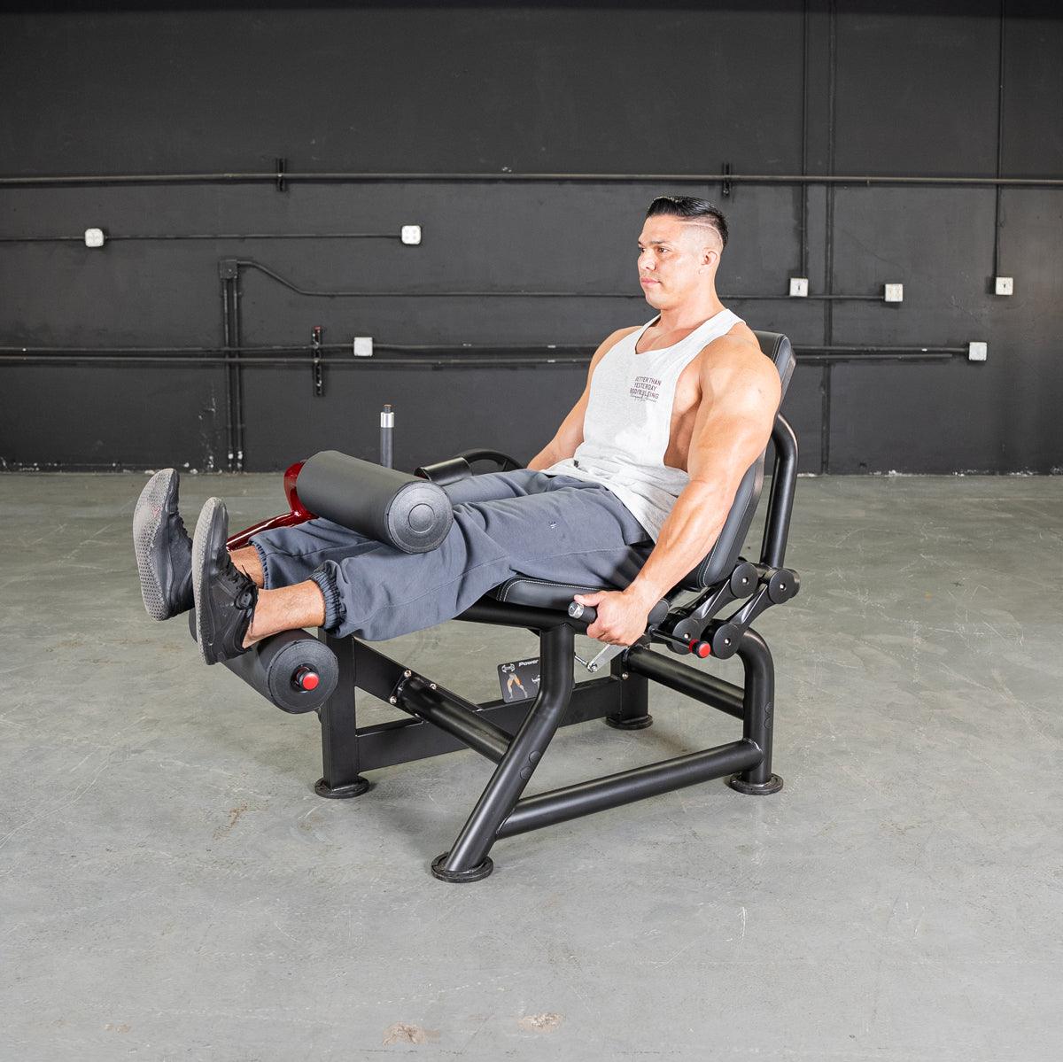 Power Leverage V2 Seated Leg Curl - Muscle D Fitness