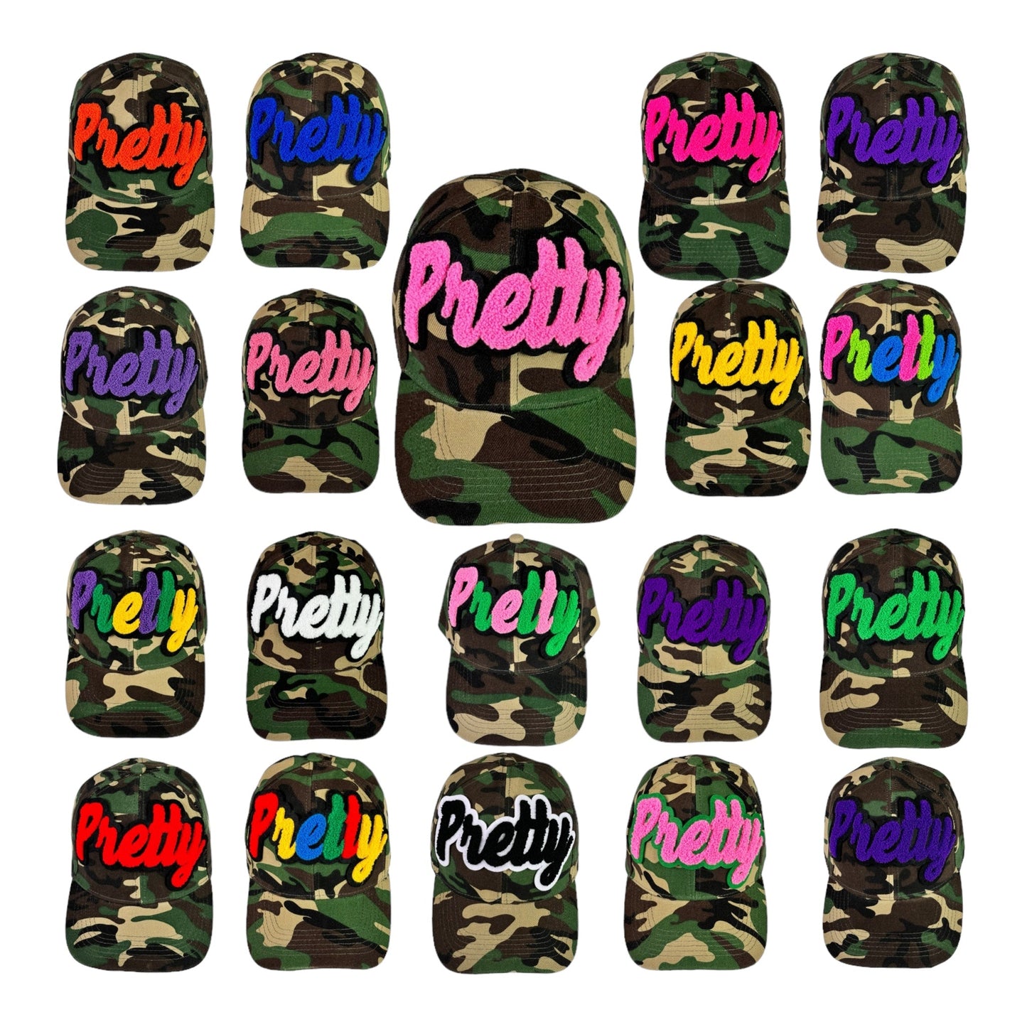 Pretty Baseball Cap (Camouflage) - Stylish Adjustable Hat