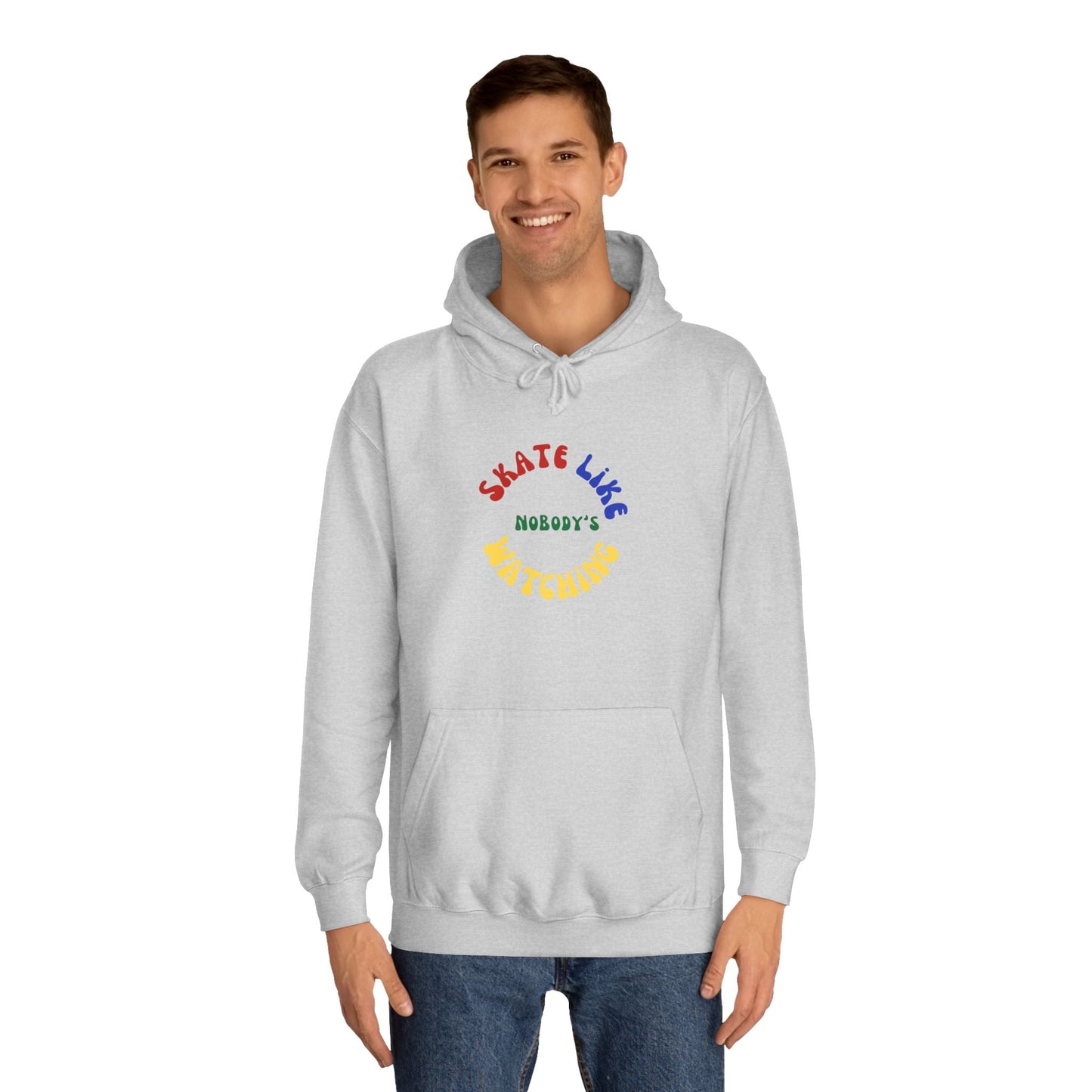 Primary Skate Like Nobody's Watching Unisex Hoodie