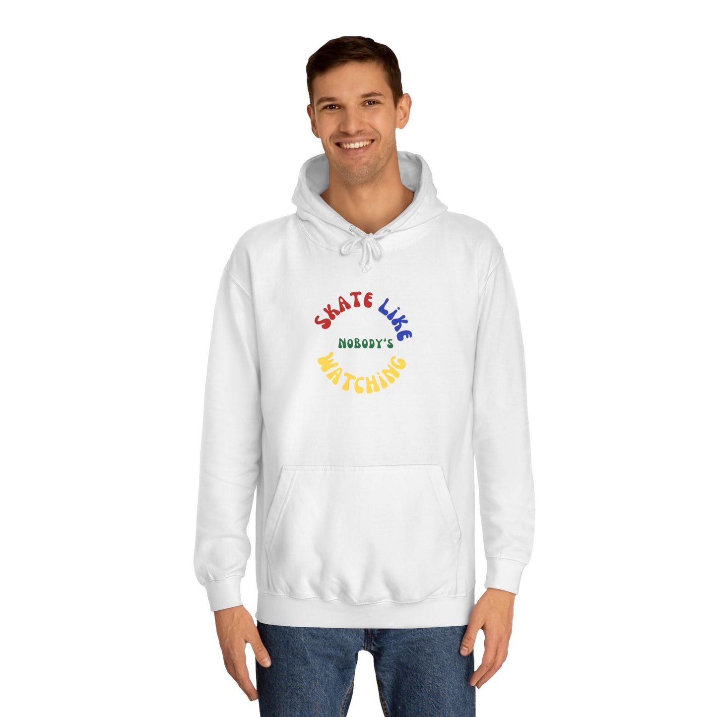 Primary Skate Like Nobody's Watching Unisex Hoodie