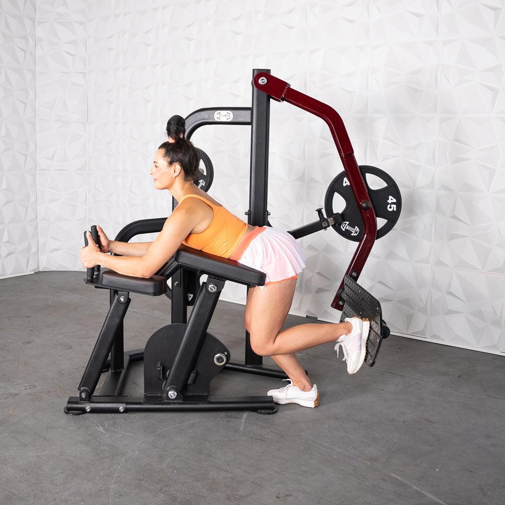 Pro Strength Booty Shaper - Muscle D Fitness - Adjustable, Plate Loaded, Glute Kick