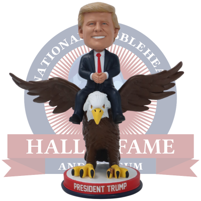Donald Trump Riding Eagle Bobblehead