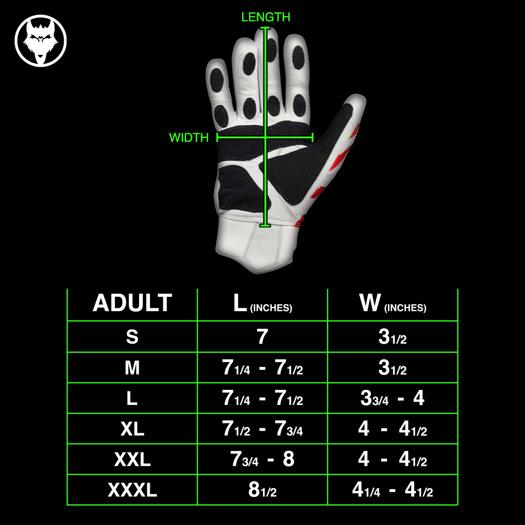 Howler White Batting Gloves
