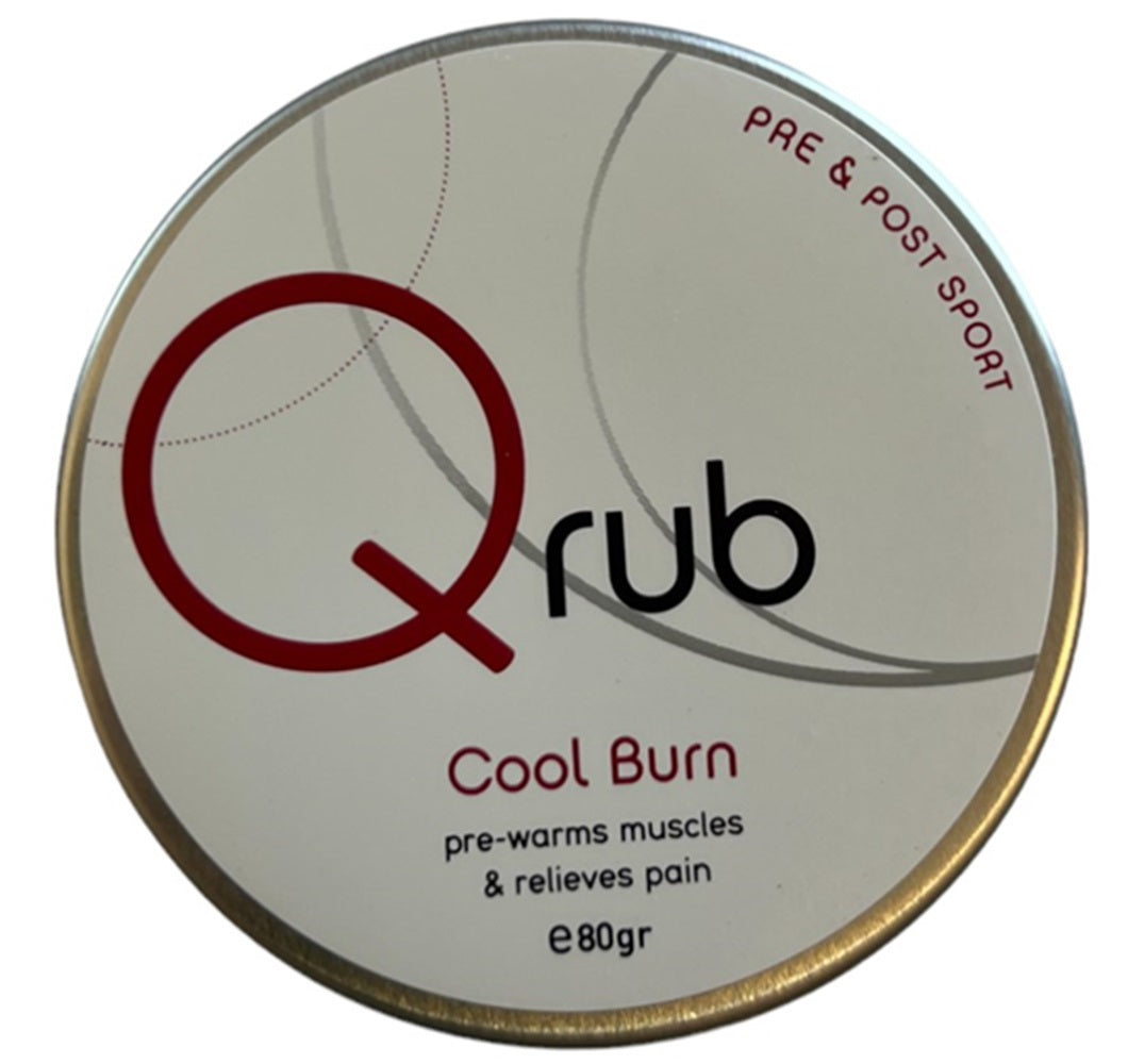 Qrub Cool Burn High Performance Muscle Recovery & Injury Repair Sports Cream (80 grams)