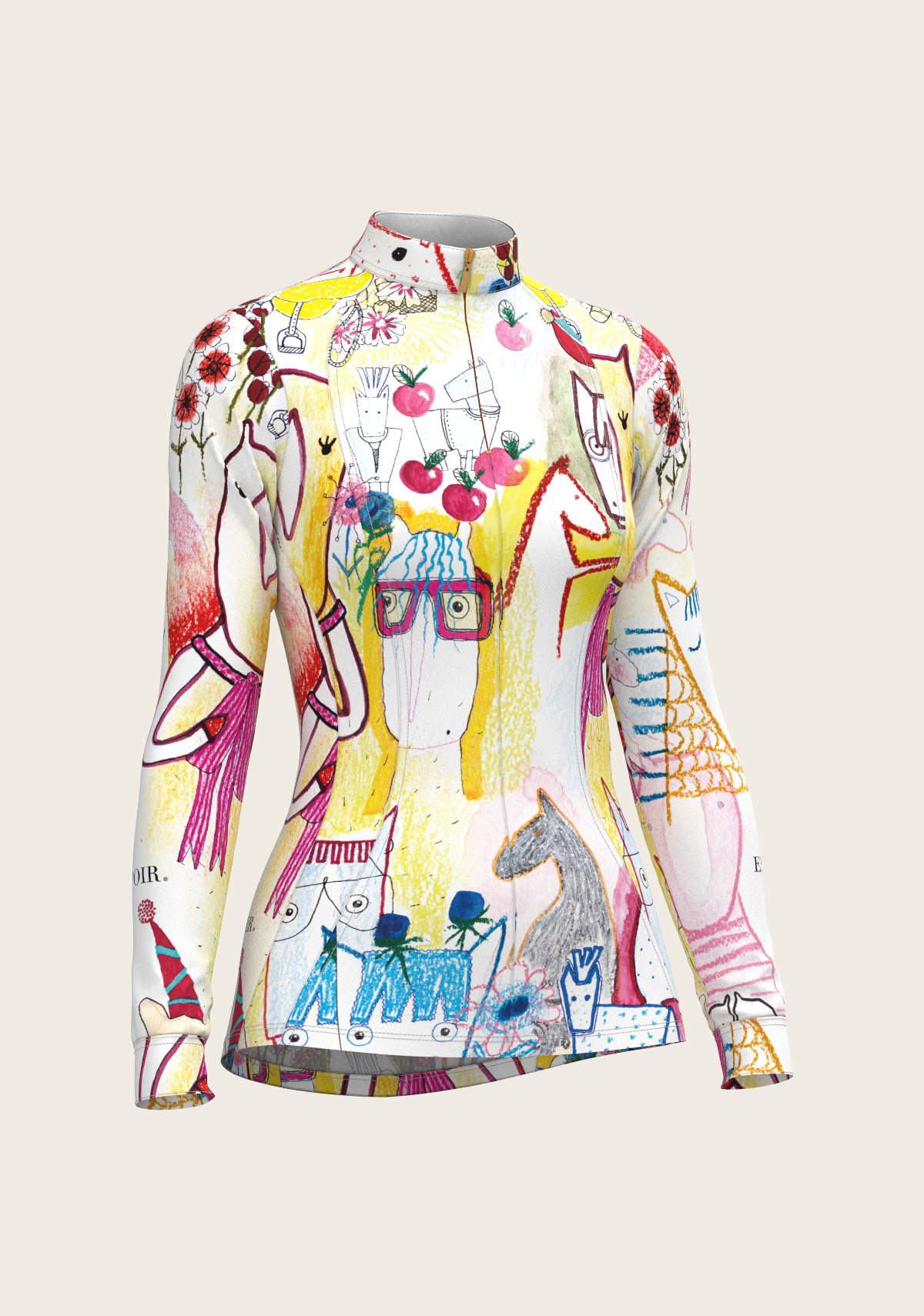 The Horse Fair Quarter Zip Sun Shirt