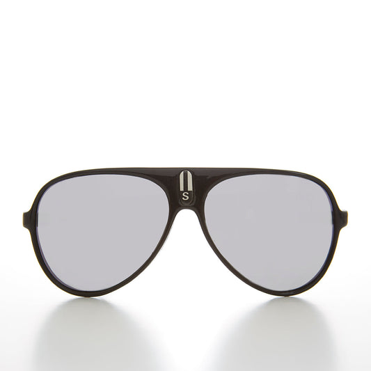 Sporty 80s Aviator Vintage Sunglass - Vadar