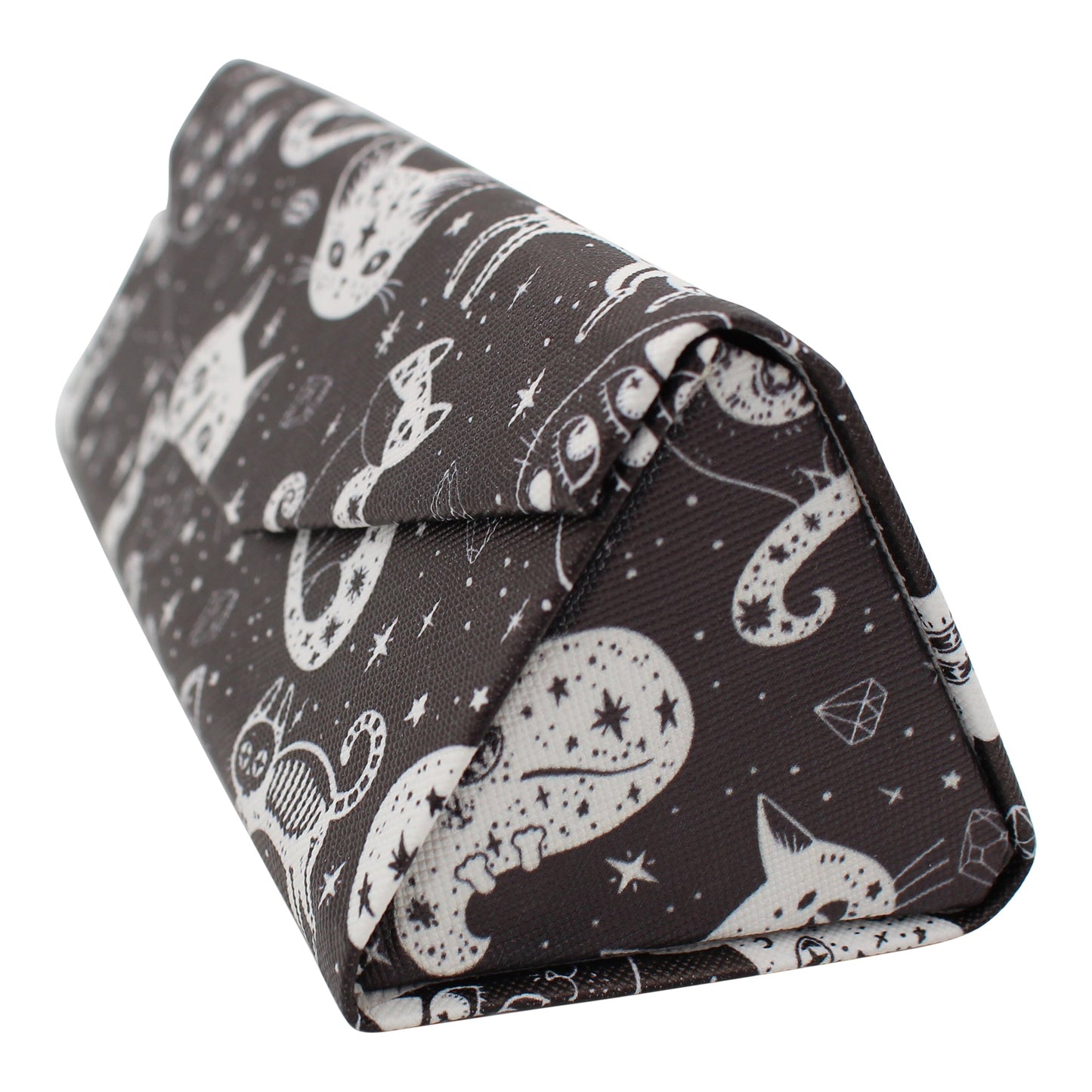 Witchy Cats Glasses Case - Horror/Halloween - Vegan Leather