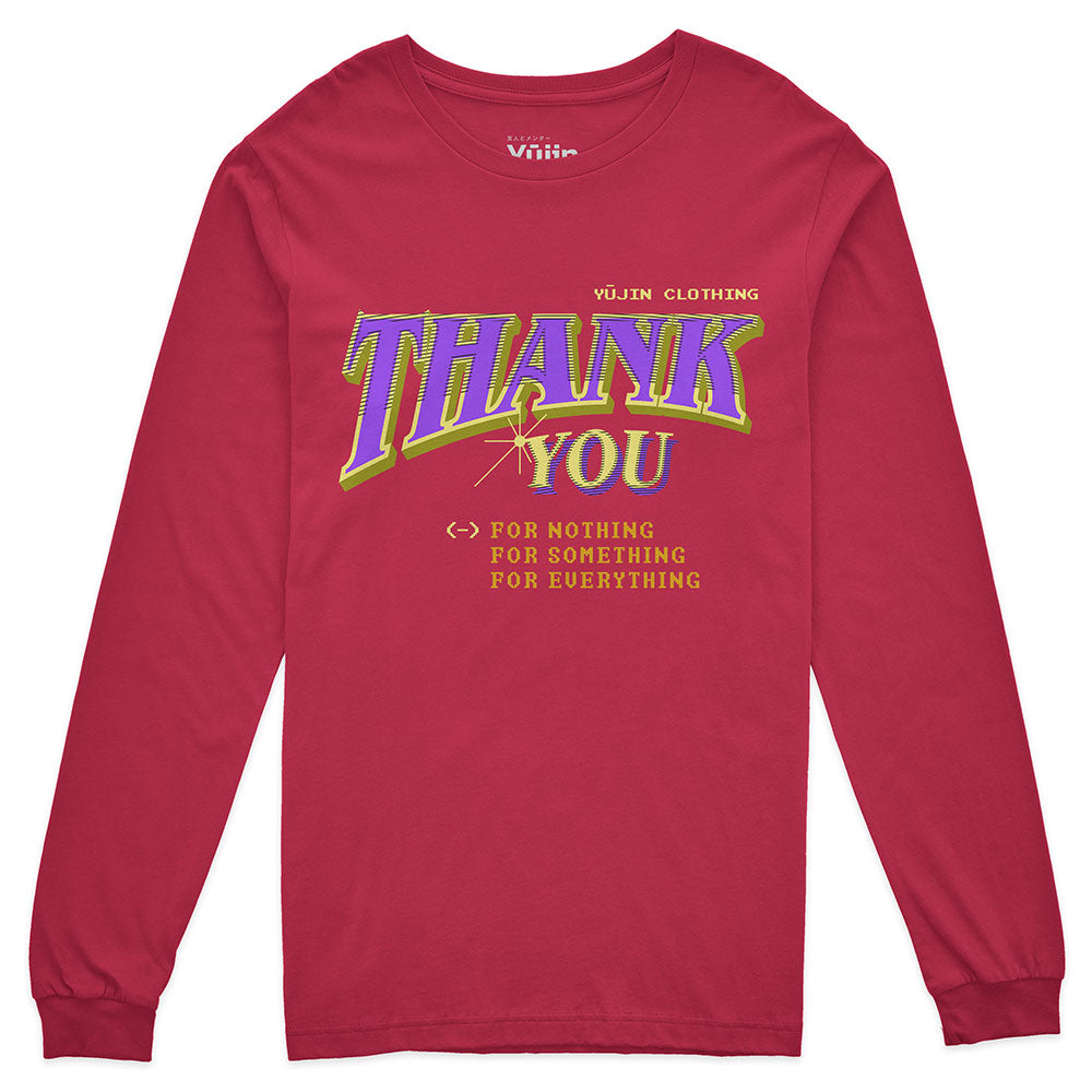 Thank You Long Sleeve T-Shirt