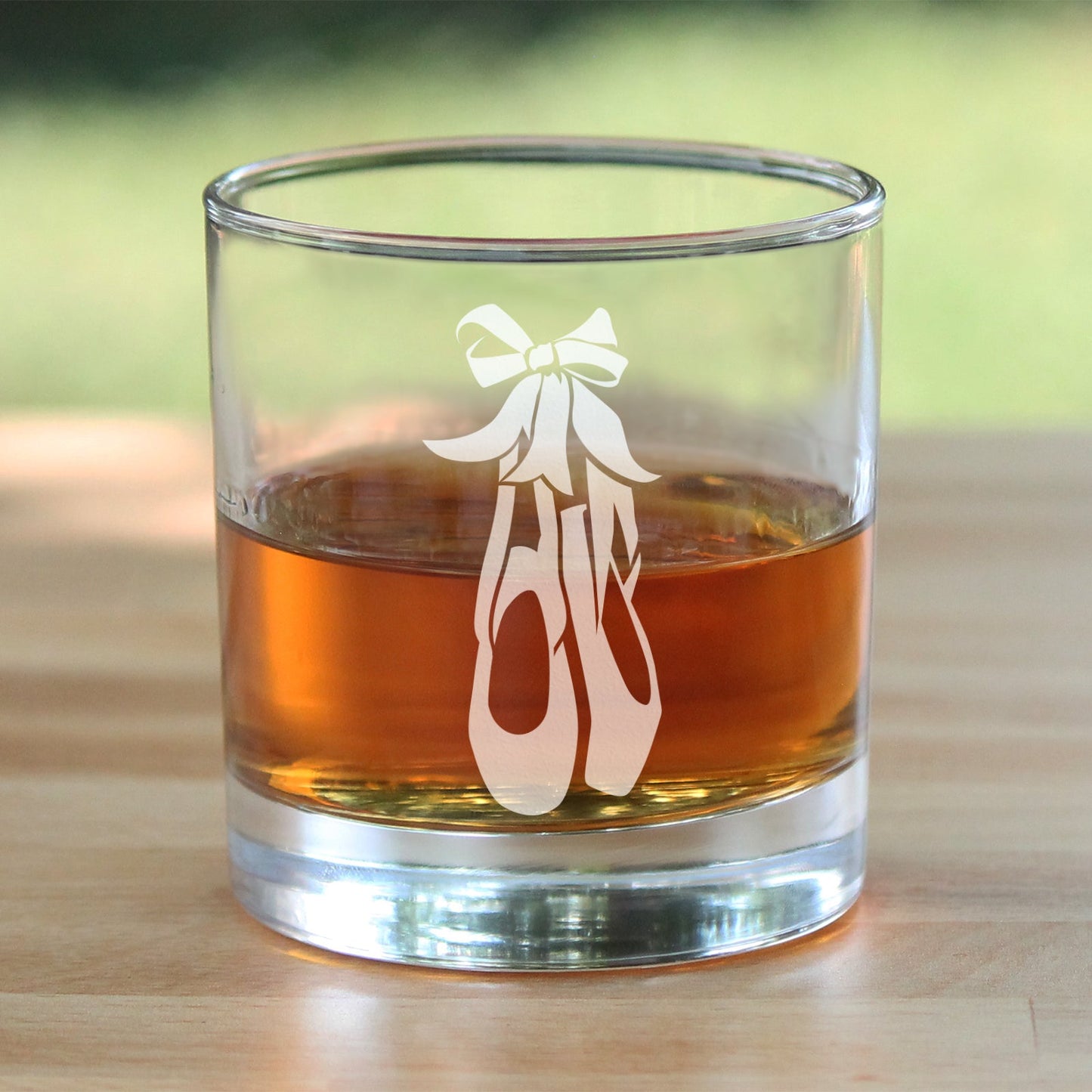 Ballet Shoes - Whiskey Rocks Glass - Ballerina and Dance Teacher Gifts - 10.25 oz Glasses