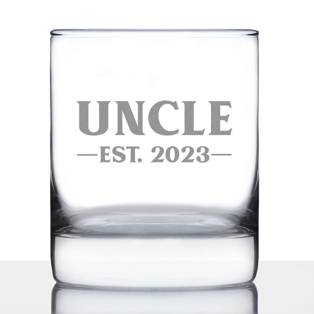Uncle Est. 2023 - Bold - 10 Ounce Rocks Glass