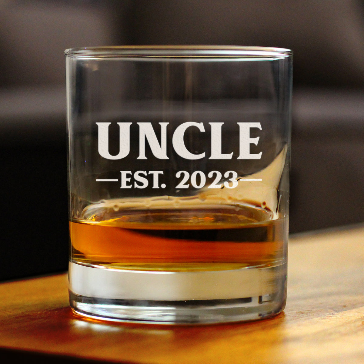 Uncle Est. 2023 - Bold - 10 Ounce Rocks Glass
