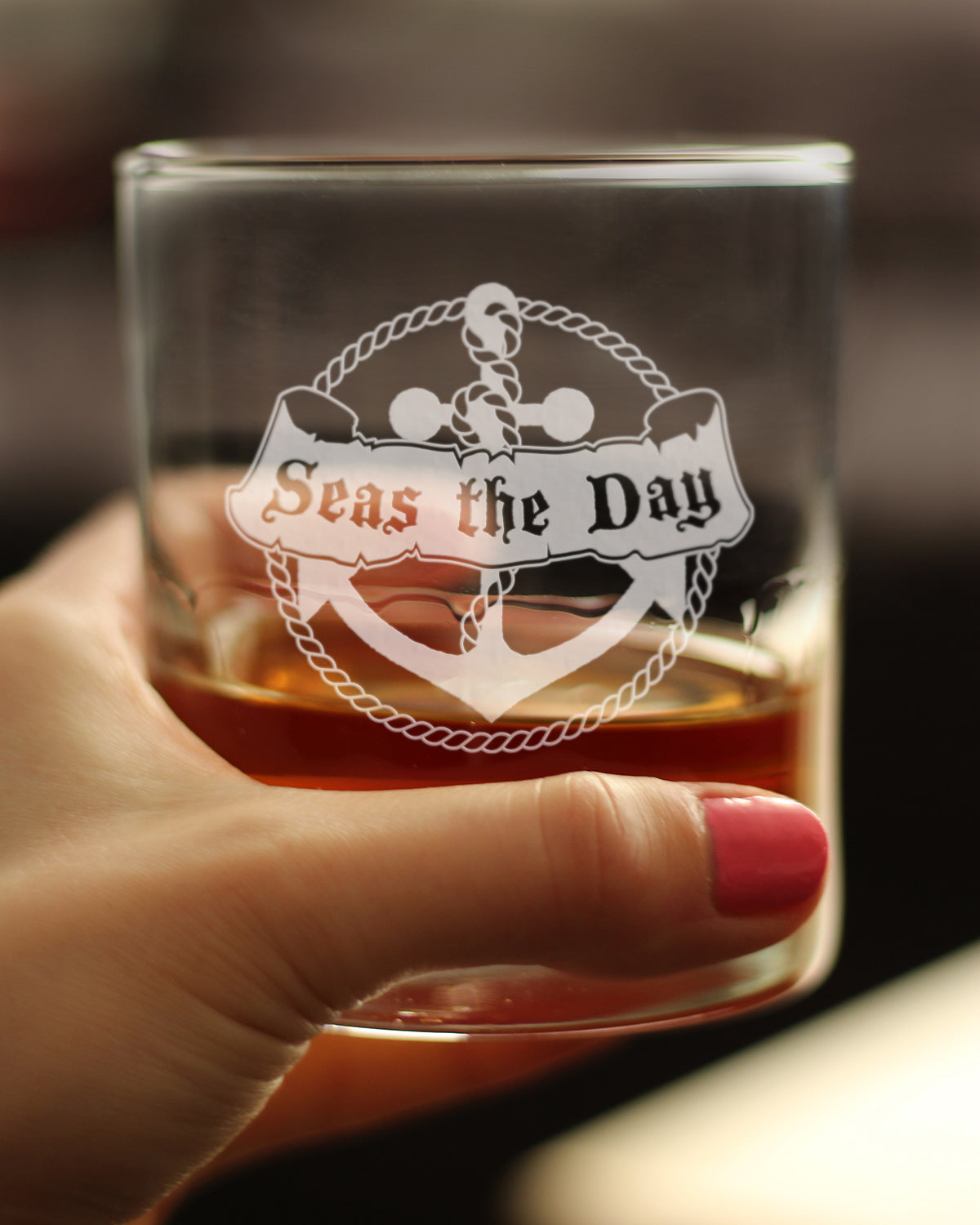 Seas the Day - 10 Ounce Rocks Glass
