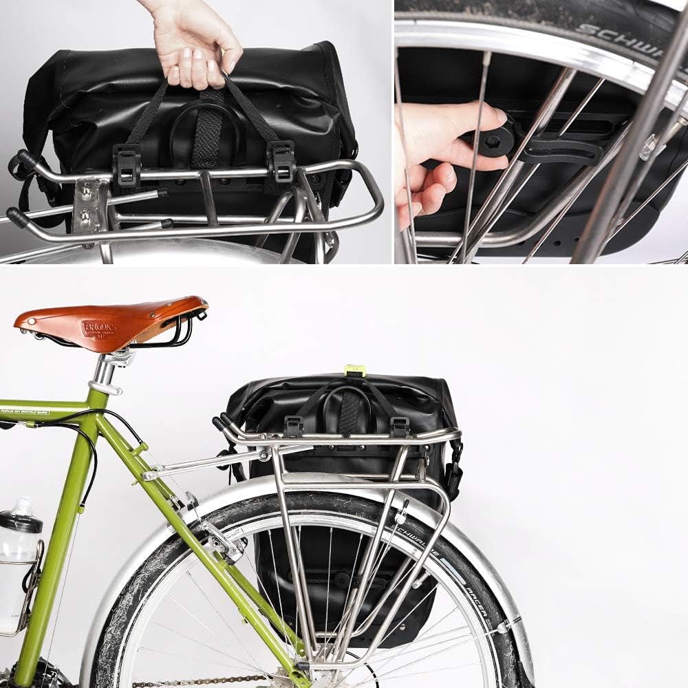 Rhinowalk Waterproof Bike Pannier Bag,(for Bicycle Cargo Rack Saddle Bag Shoulder Bag-RK19661 25L
