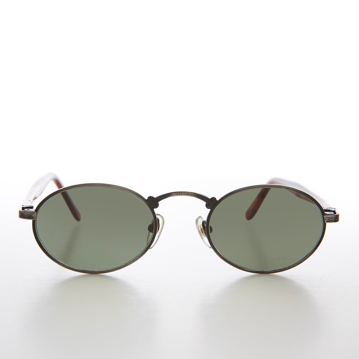 Small Oval Metal Vintage Sunglasses - Robin