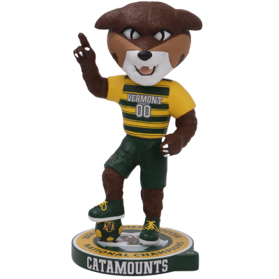 Rally Cat Vermont Catamounts 2024 NCAA Men's Soccer National Champions Bobblehead