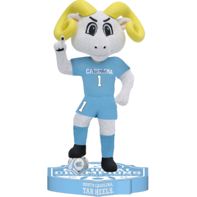 Rameses North Carolina Tar Heels Mascot 2024 Women's Soccer National Champions Bobbleheads (Presale)