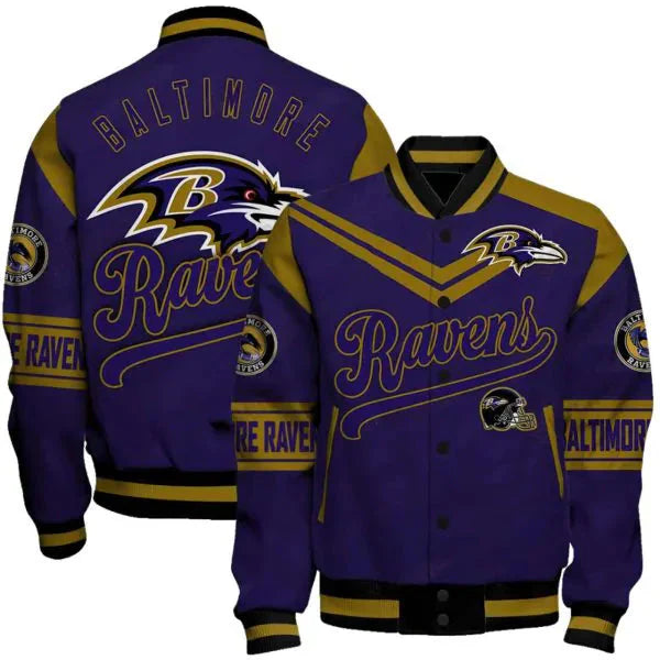 Ravens Football Unisex Varsity Jacket