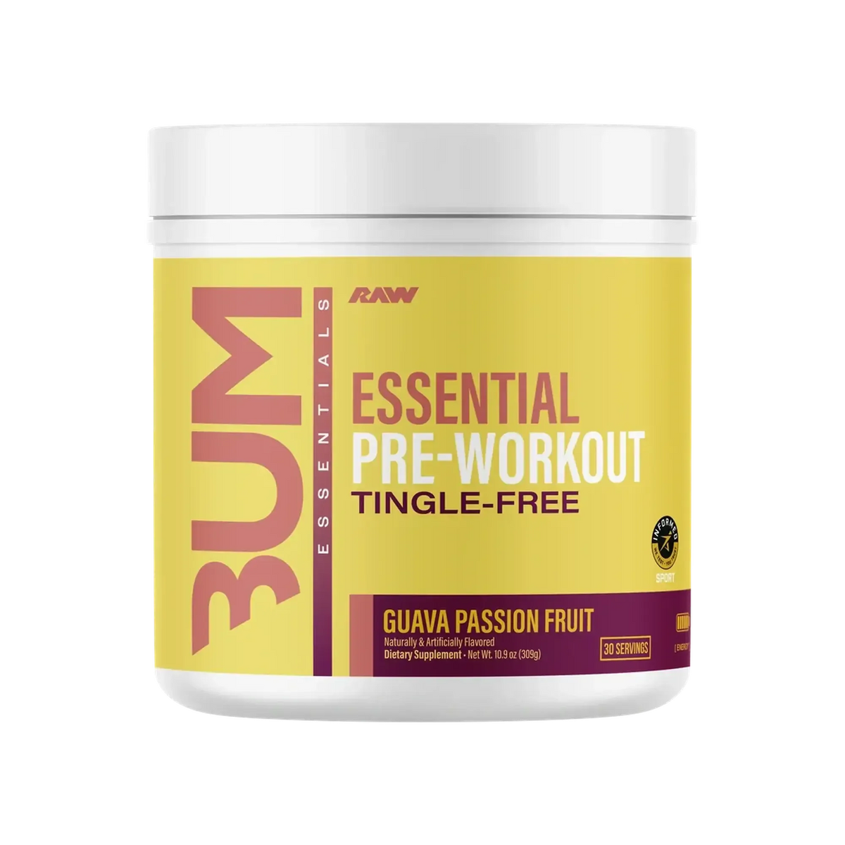 Raw Nutrition CBUM Essential Tingle-Free Pre-Workout